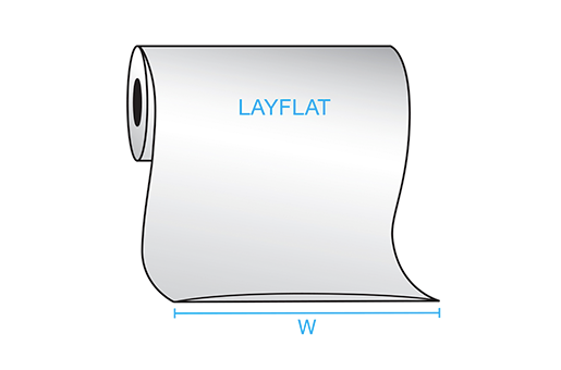 Poly Tubing on a roll    8" & 12"  rolls