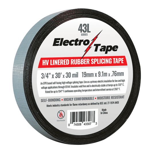 High Voltage Rubber Splicing Tape – Linered – 43L Series