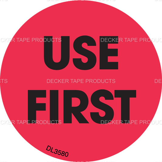 "USE FIRST" label